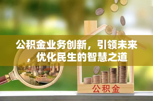 泗阳公积金业务创新，引领未来，优化民生的智慧之道