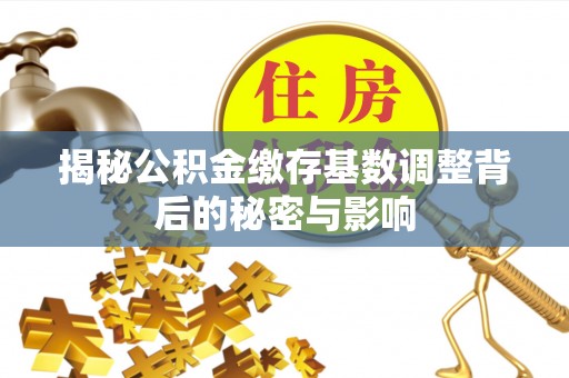 泗阳揭秘公积金缴存基数调整背后的秘密与影响