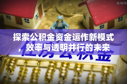 泗阳探索公积金资金运作新模式，效率与透明并行的未来