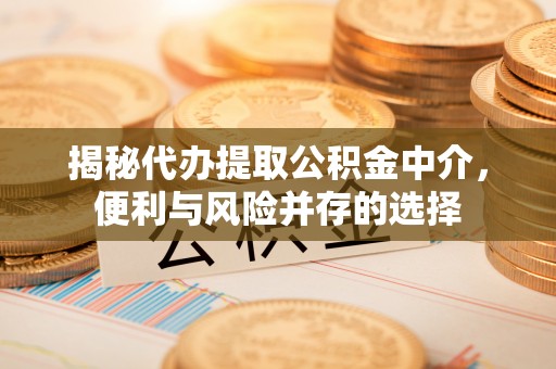 泗阳揭秘代办提取公积金中介，便利与风险并存的选择