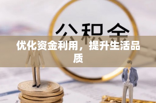 泗阳优化资金利用，提升生活品质