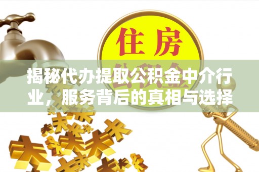 泗阳揭秘代办提取公积金中介行业，服务背后的真相与选择指南