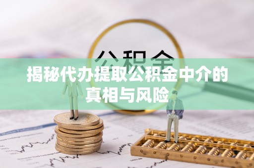 泗阳揭秘代办提取公积金中介的真相与风险
