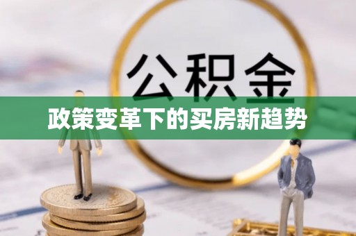 泗阳政策变革下的买房新趋势