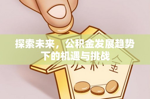 泗阳探索未来，公积金发展趋势下的机遇与挑战