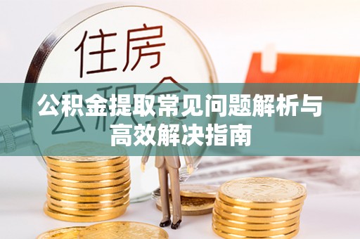 泗阳公积金提取常见问题解析与高效解决指南