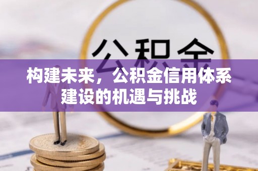 泗阳构建未来，公积金信用体系建设的机遇与挑战