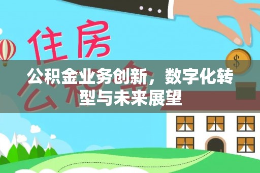 泗阳公积金业务创新，数字化转型与未来展望