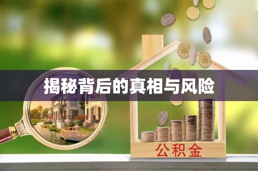 泗阳揭秘背后的真相与风险