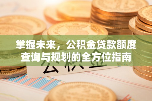 泗阳掌握未来，公积金贷款额度查询与规划的全方位指南