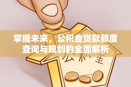 泗阳掌握未来，公积金贷款额度查询与规划的全面解析