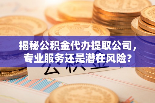 泗阳揭秘公积金代办提取公司，专业服务还是潜在风险？