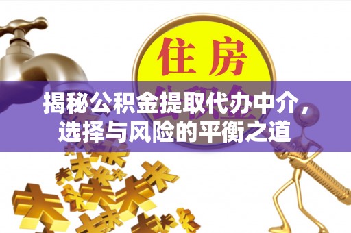 泗阳揭秘公积金提取代办中介，选择与风险的平衡之道