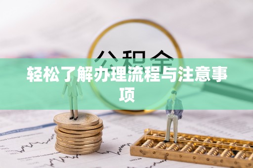 泗阳轻松了解办理流程与注意事项