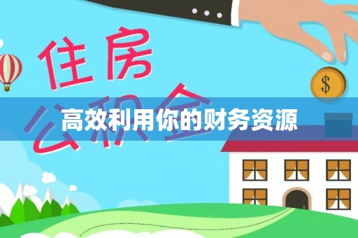 泗阳高效利用你的财务资源