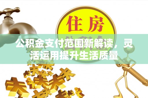 泗阳公积金支付范围新解读，灵活运用提升生活质量